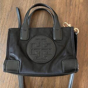 Tory Burch Black Mini Tote Bag